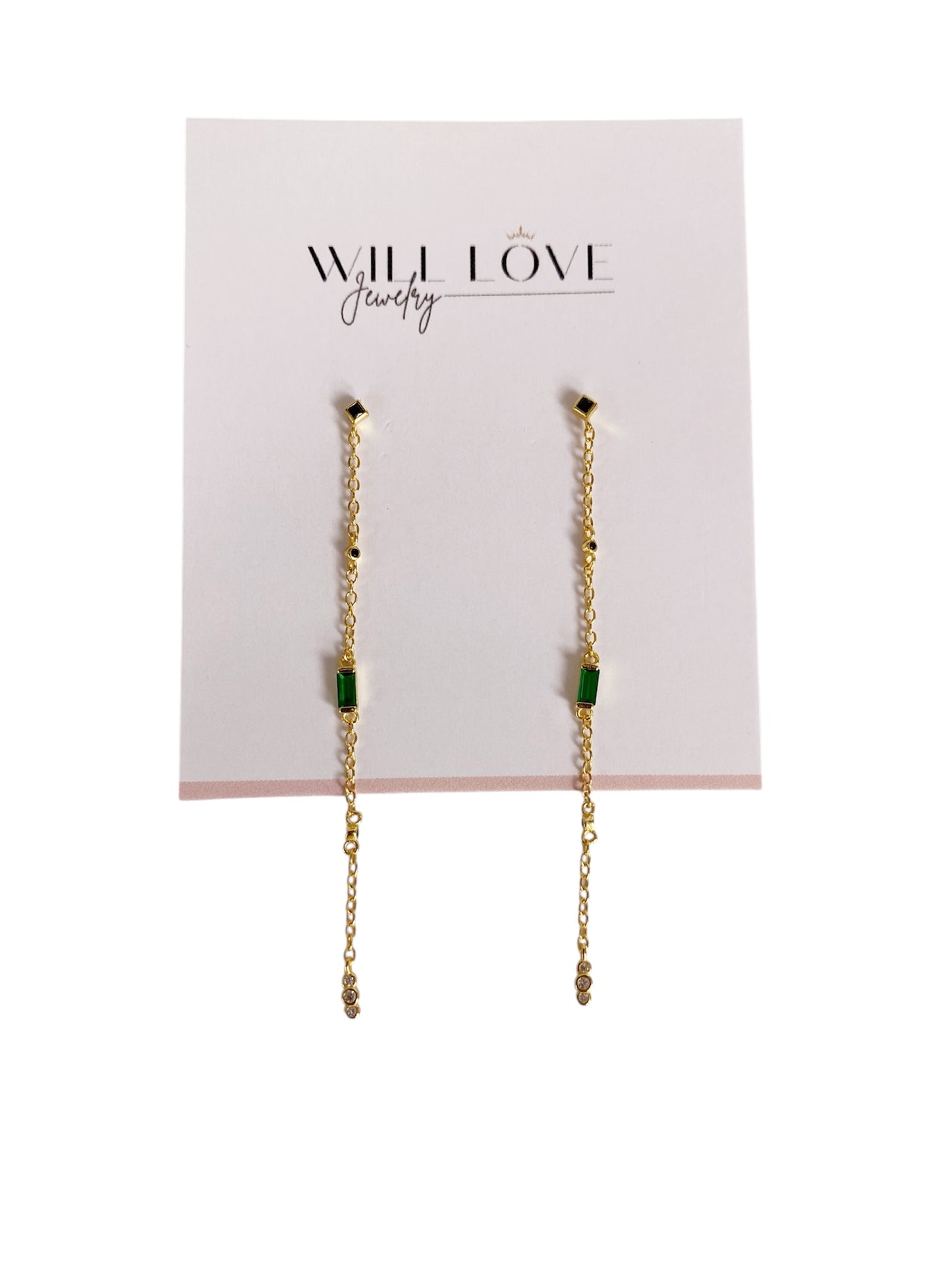 Esmerald Drop Earrings