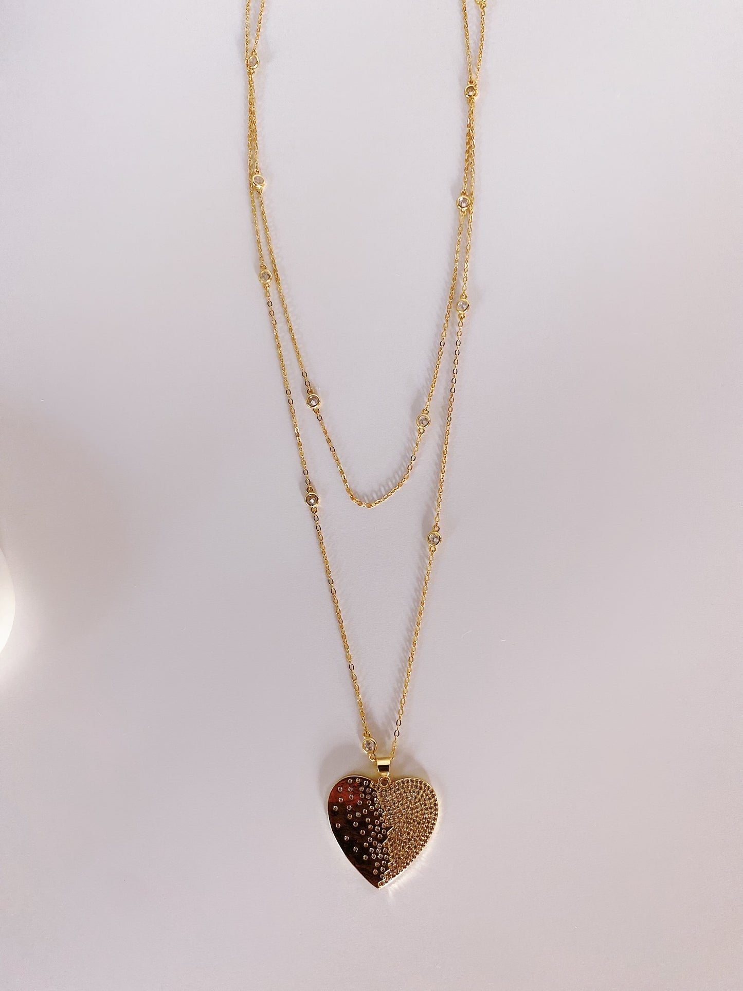 Heart Glow Double Necklace