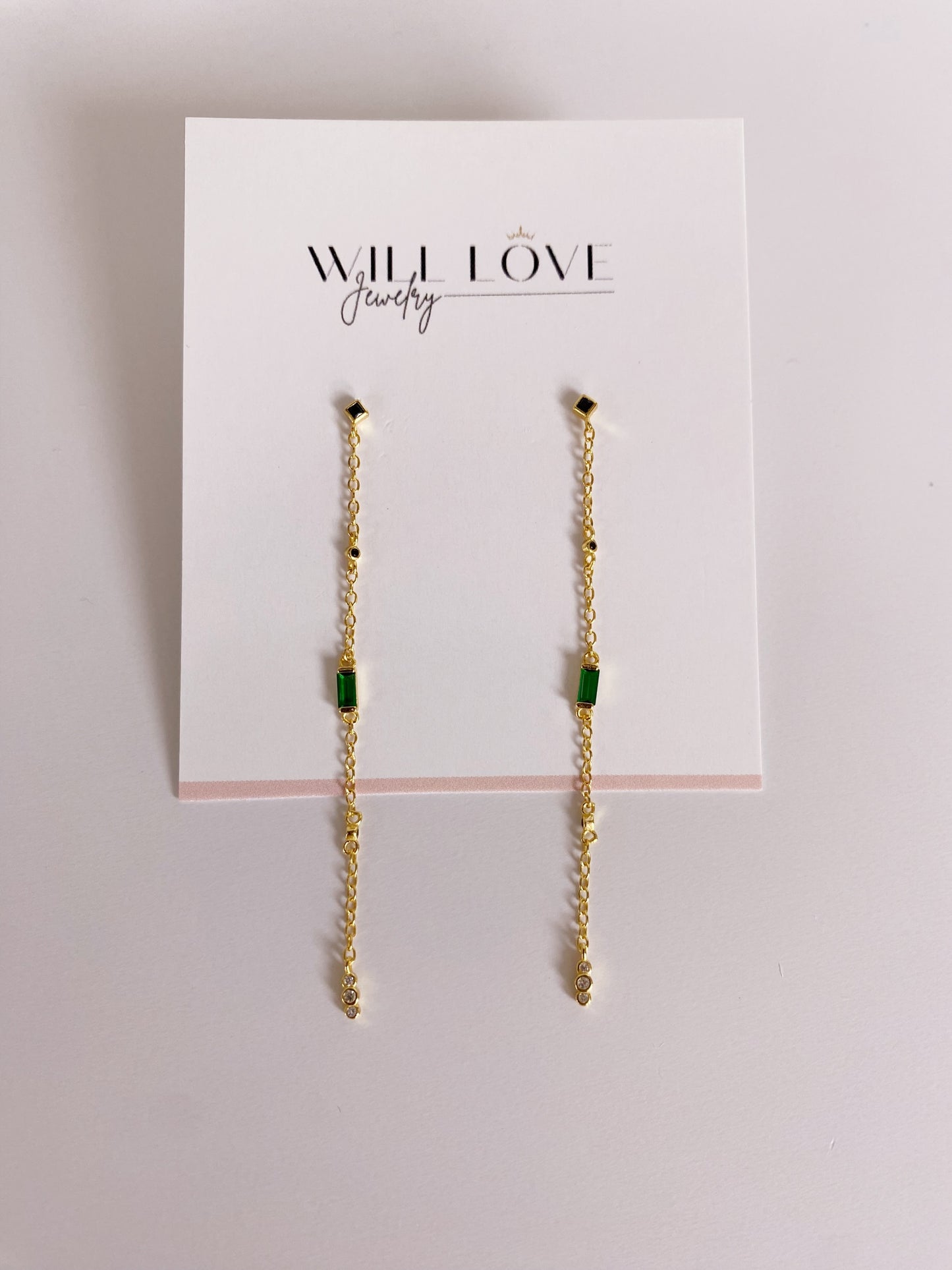 Esmerald Drop Earrings