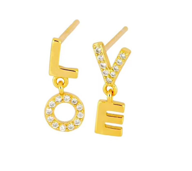 love earrings