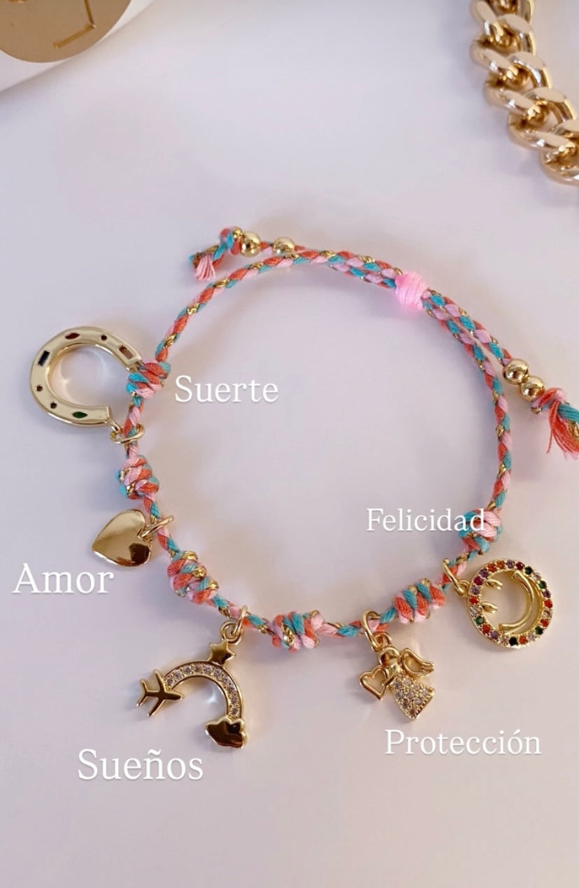 Aria bracelet multi charms