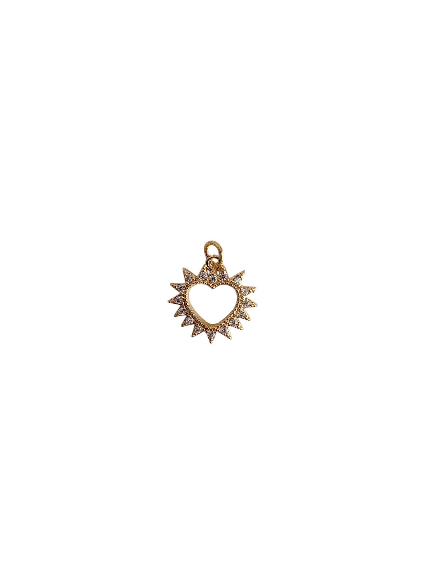 Charms corazón radiante