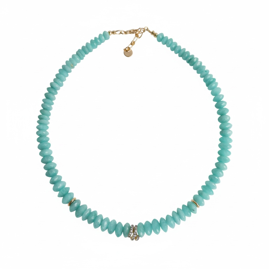 Sea Whisper amazonita necklace