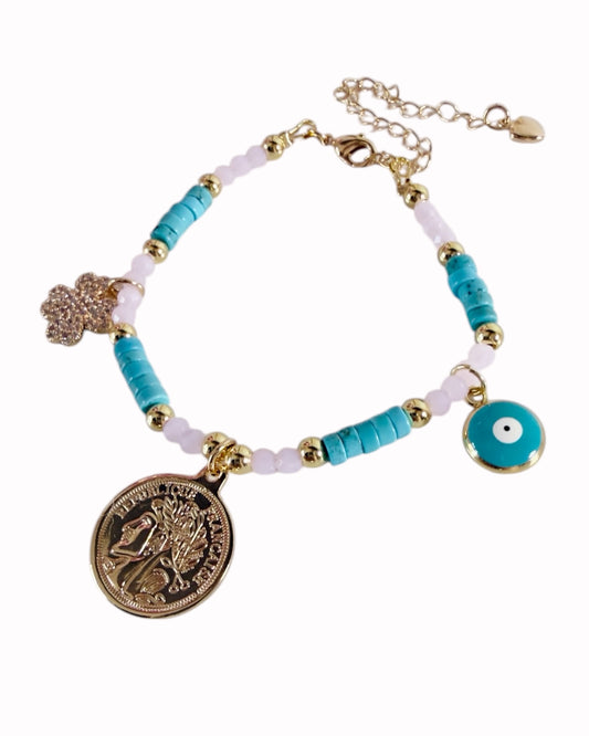 Golden Fortuna Amulet Bracelet