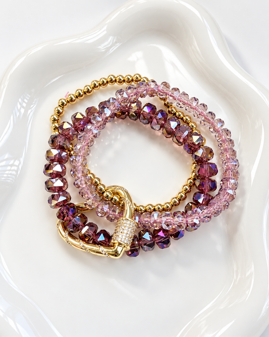 Crystal Glow Bracelet Set