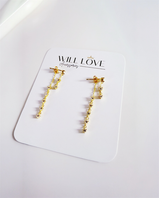 Golden Glow Drops Earrings
