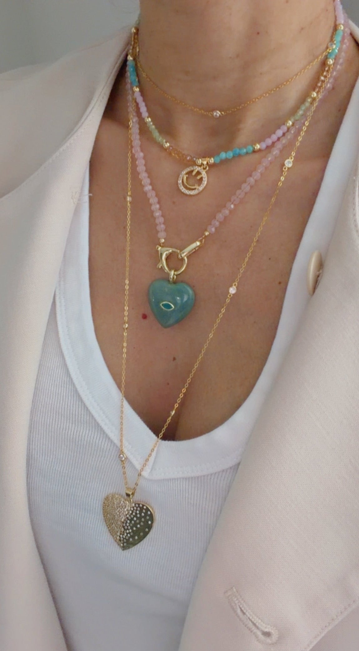 Natural Aventurine Stone Necklace