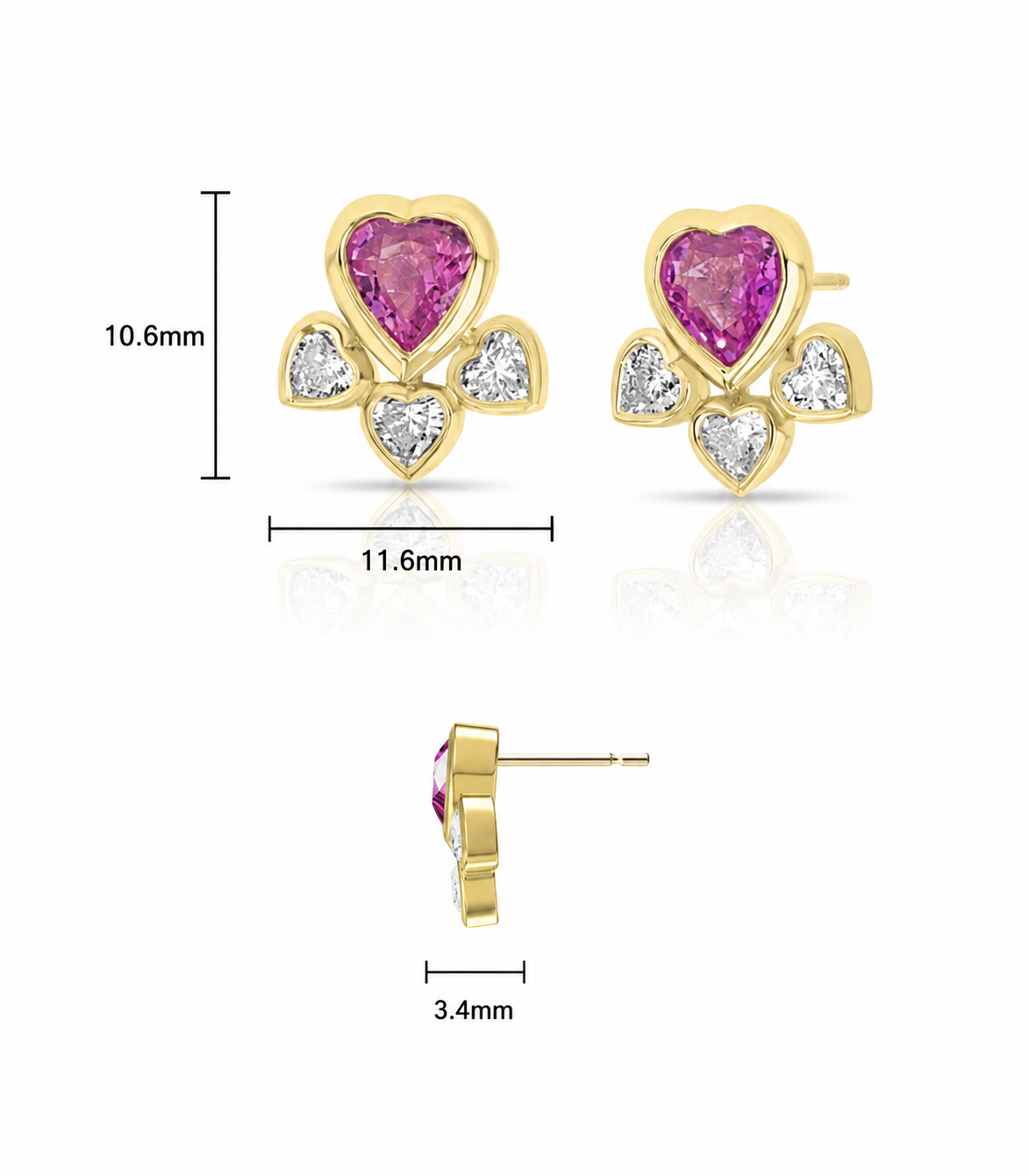 Radiant Heart Earrings