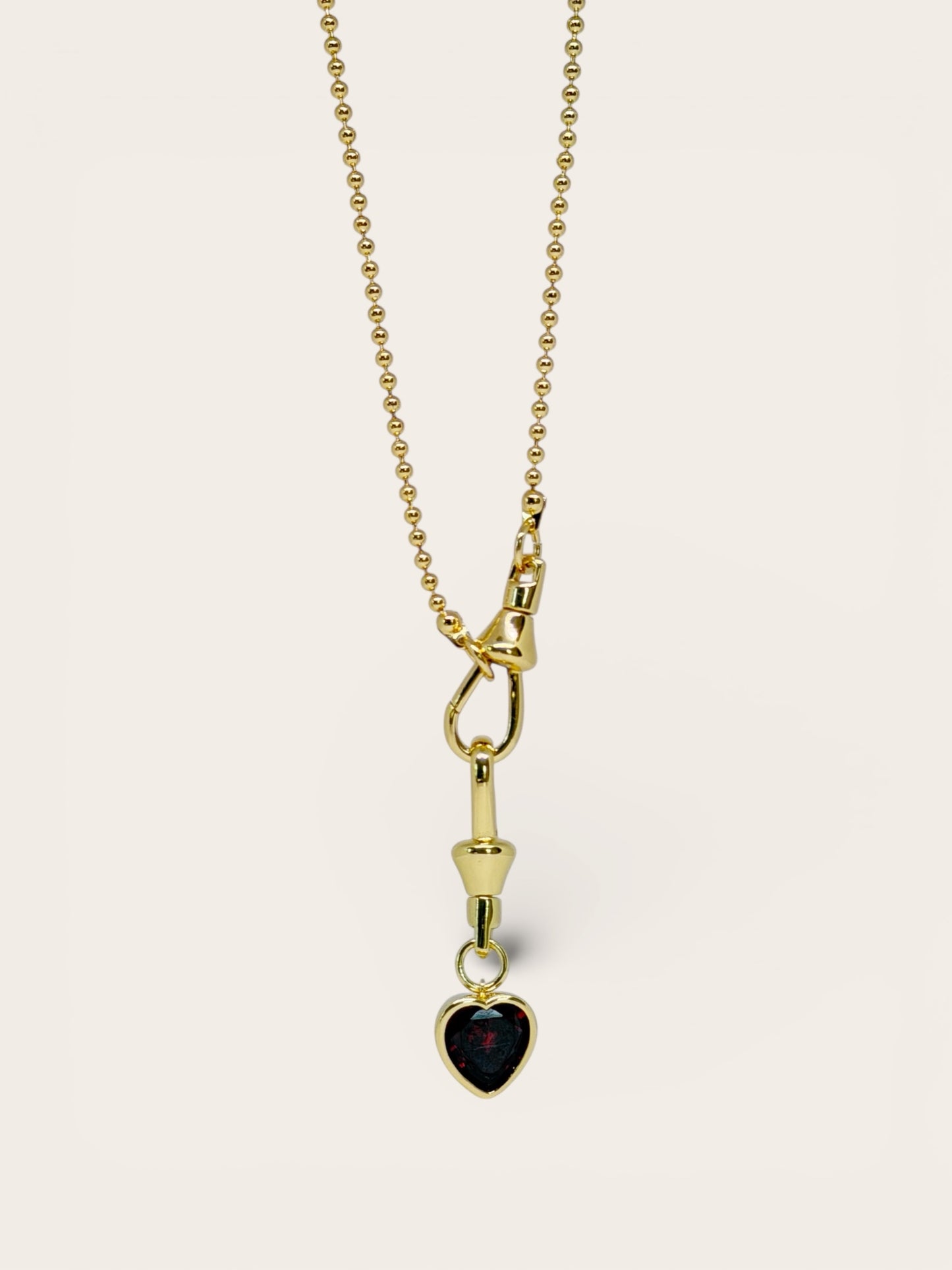 Noir chain necklace