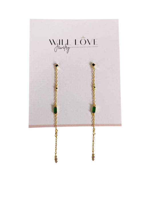 Esmerald Drop Earrings