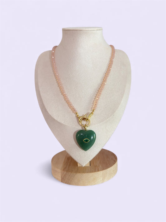 Natural Aventurine Stone Necklace