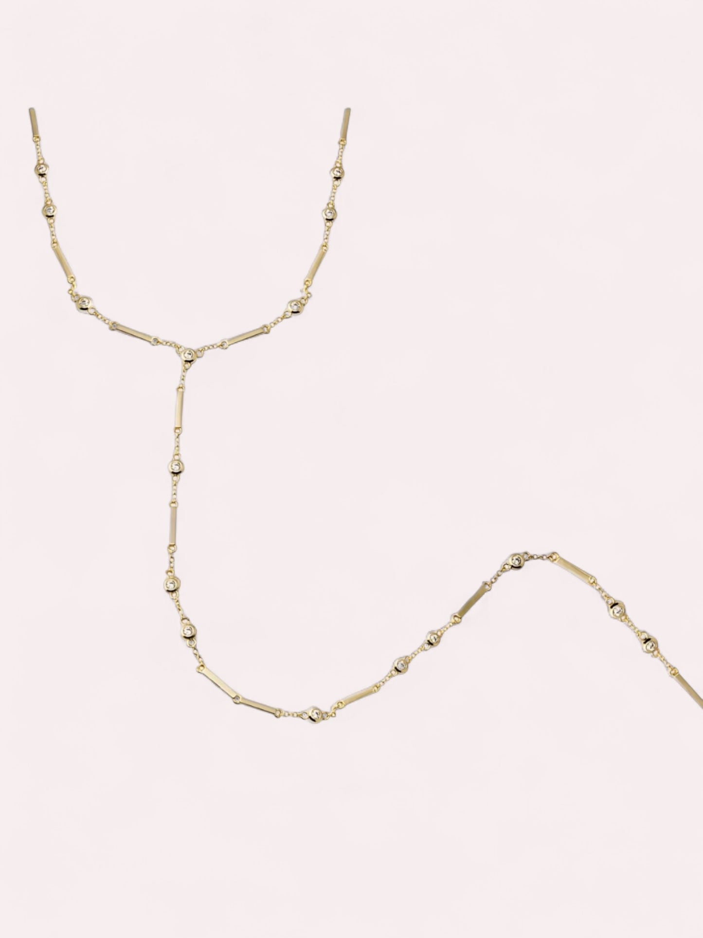 Helia lariat necklace