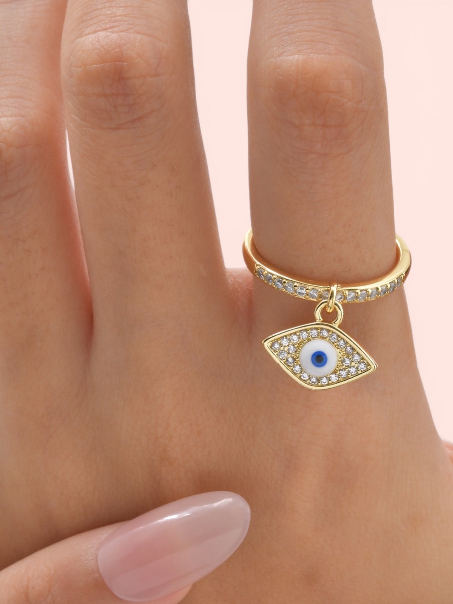 Velaris Eye Charm Ring