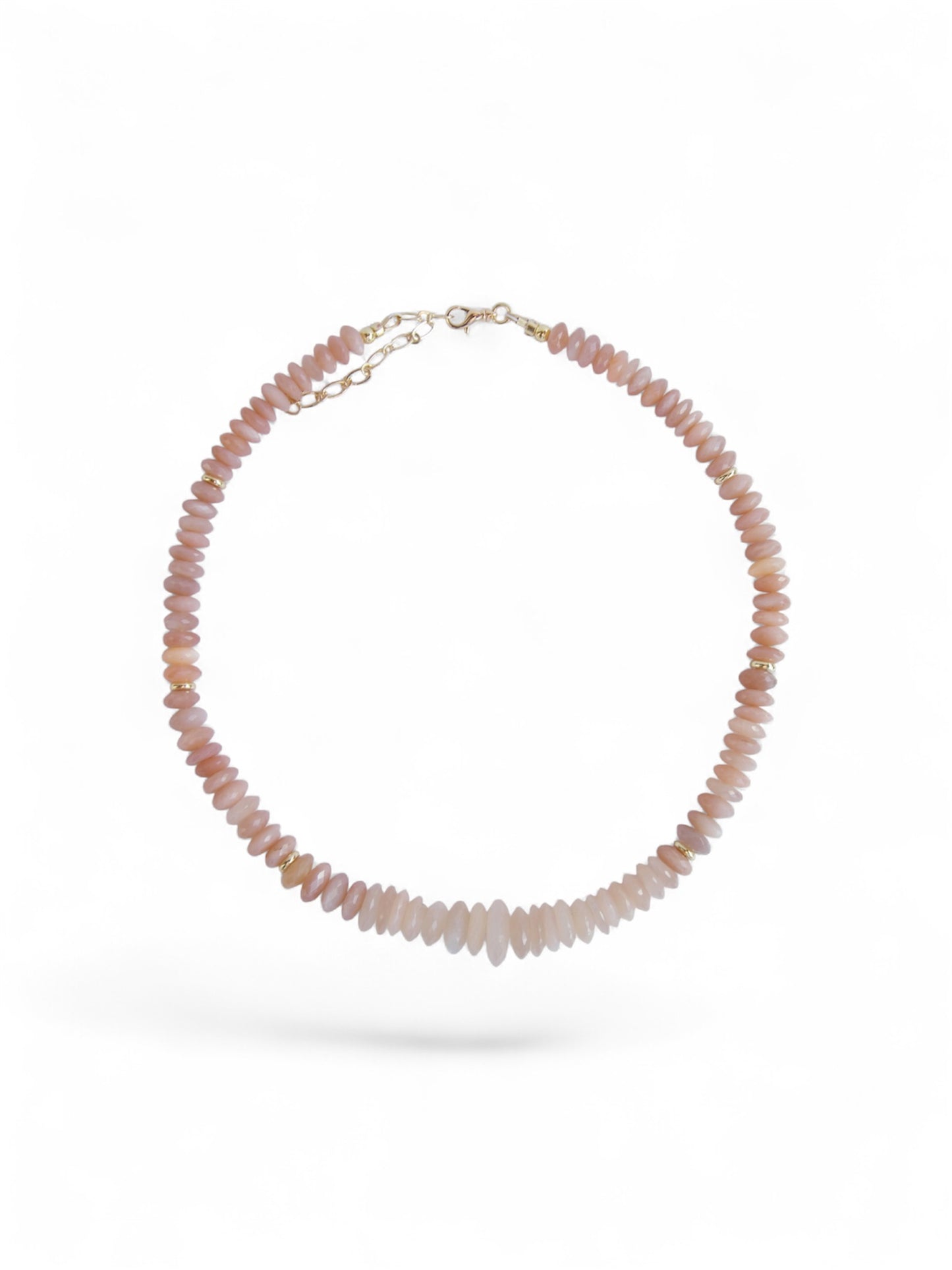 Peach Serenity  necklace