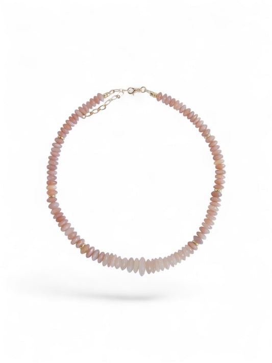 Peach Serenity  necklace