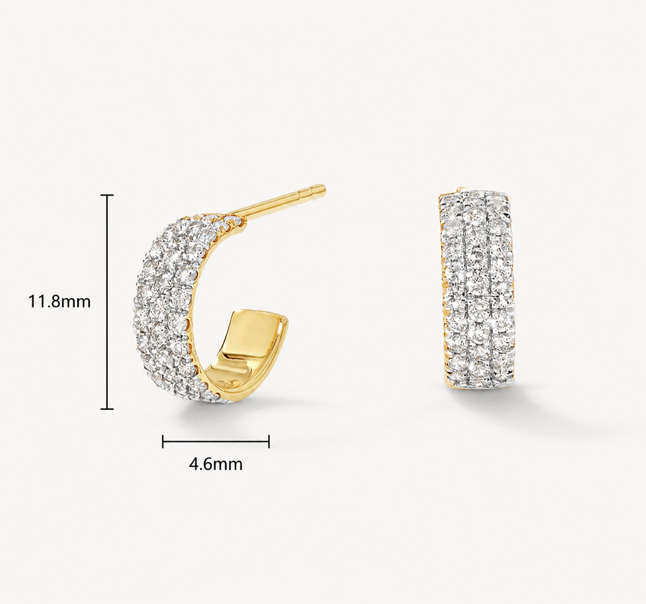 Lumière Pavé Hoops