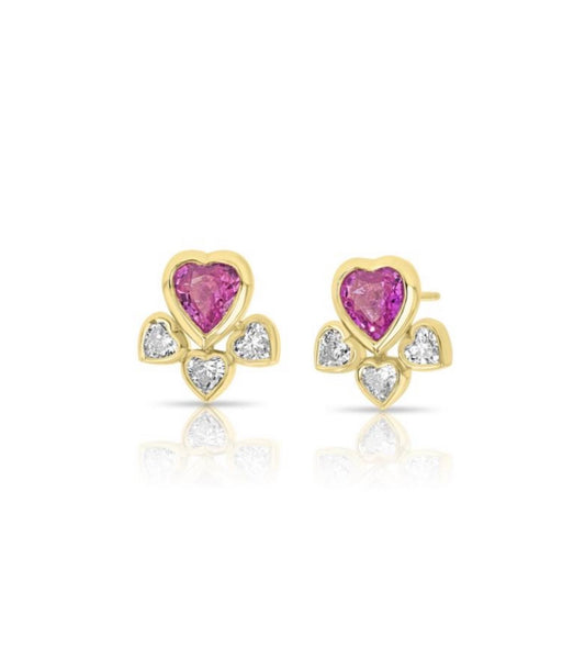 Radiant Heart Earrings