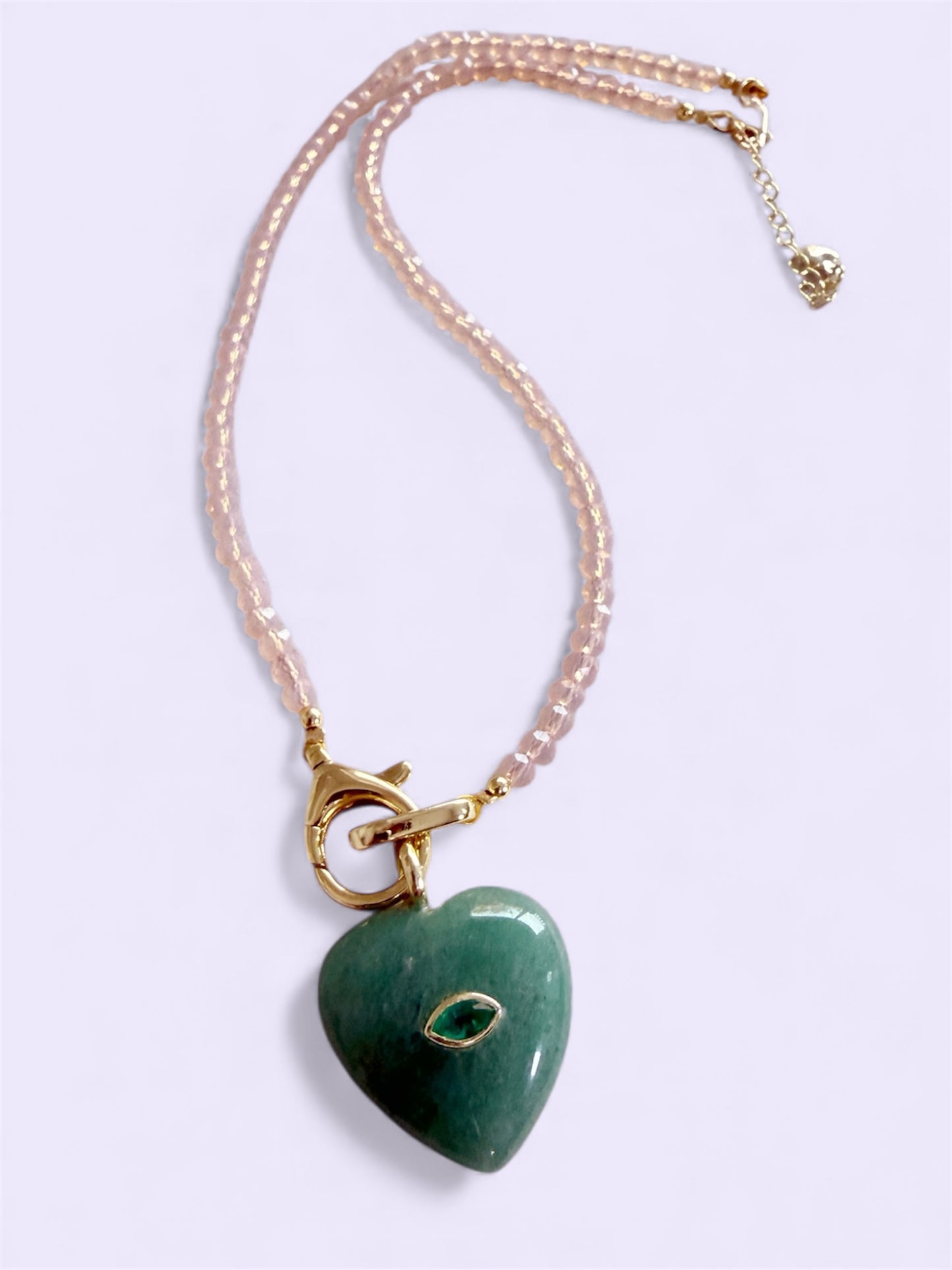 Natural Aventurine Stone Necklace