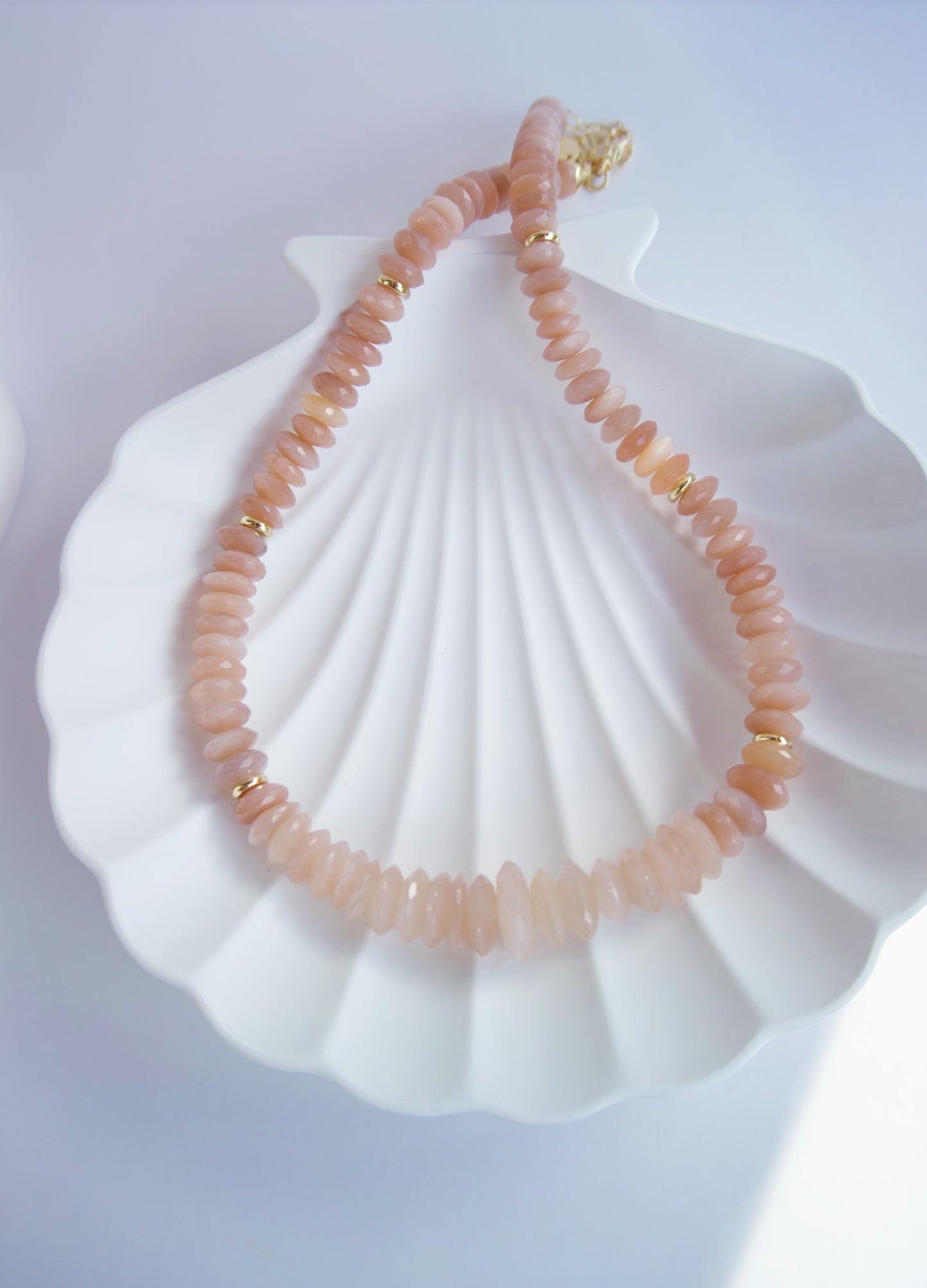 Peach Serenity  necklace
