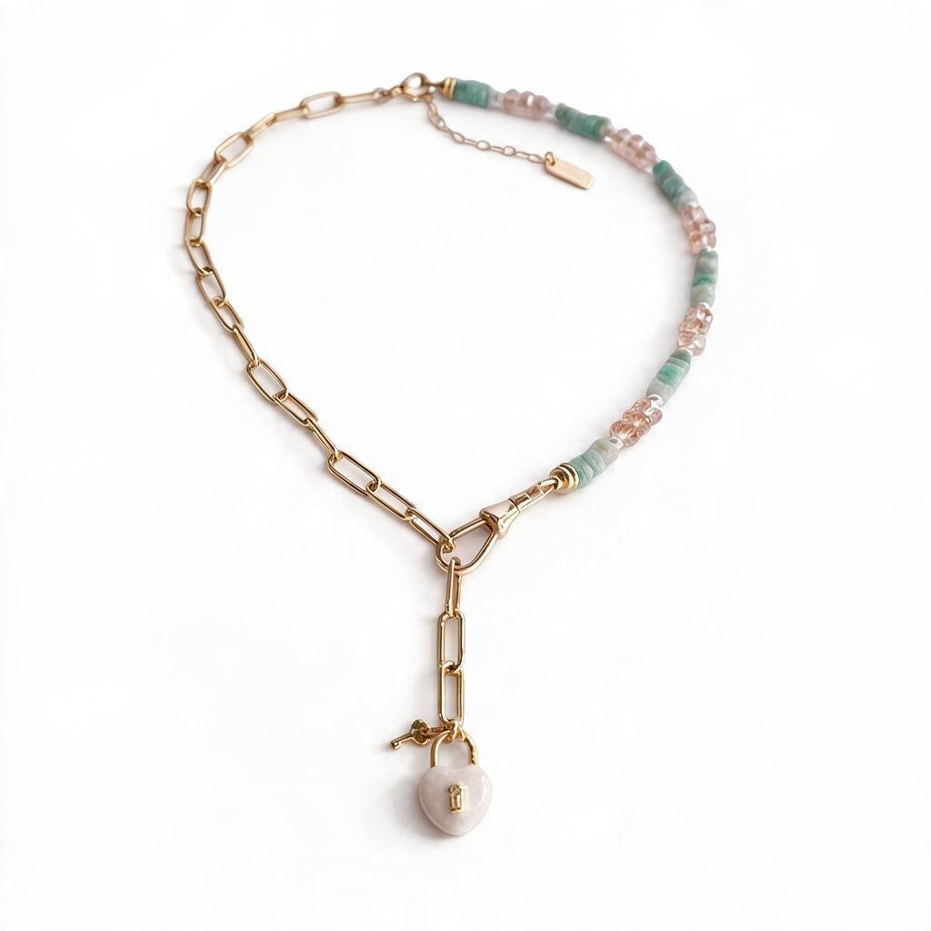 Necklace Golden Heart Necklace