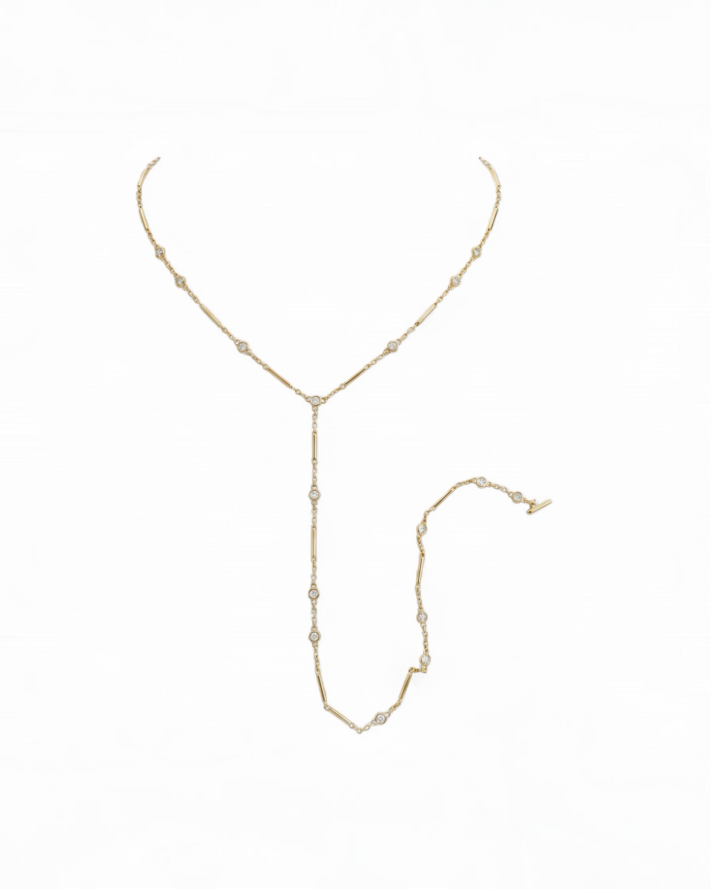 Helia lariat necklace