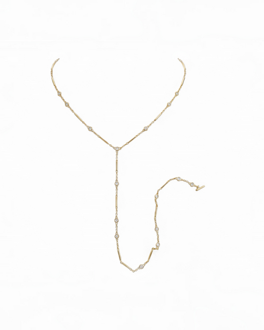 Helia lariat necklace