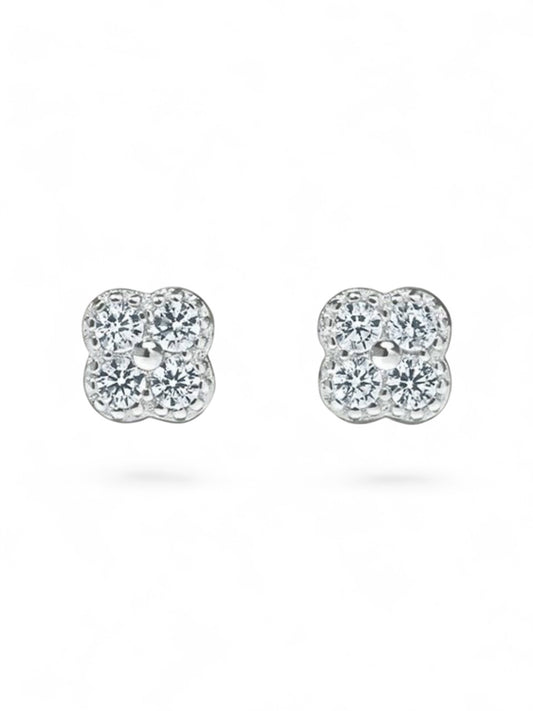 Lumi Clover Stud Earrings