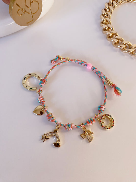 Aria bracelet multi charms